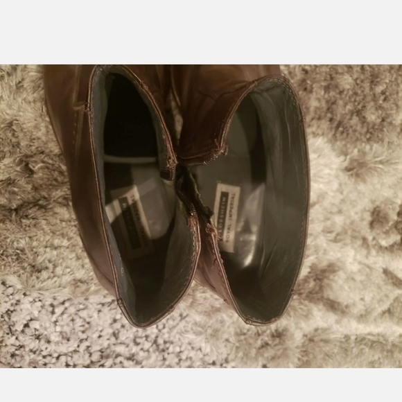 Florsheim Imperial Men’s Leather Zip Ankle Boots Brown Sz 13 (46) Made in Italy main image 7
